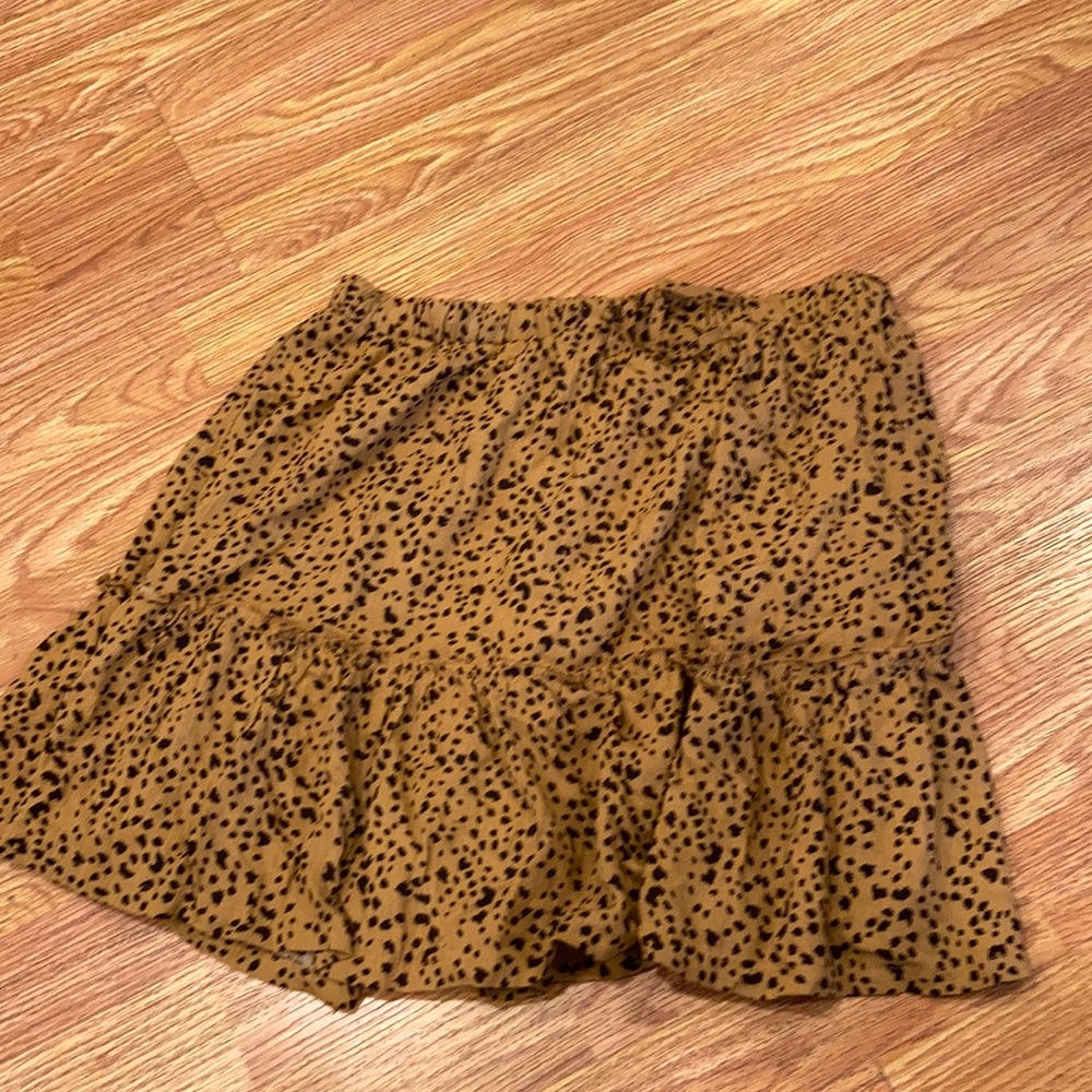 Leopard print Cotton on skirt